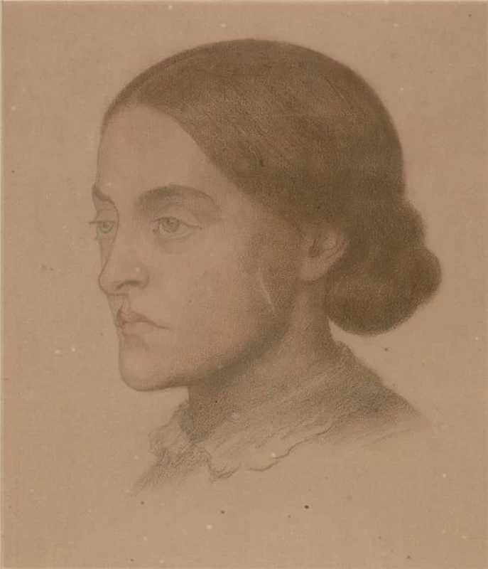 Ritratto di Christina Rossetti - Fitzwilliam Museum